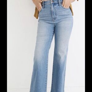 Madewell 11 Inch High Rise Flare Jean